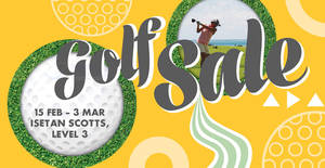 Featured image for (EXPIRED) Isetan Golf fair at Shaw House from 15 Feb – 3 Mar 2019