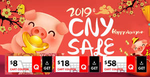 Featured image for (EXPIRED) Qoo10 Weekend Super Sale – grab $8, $18 & $58 cart coupons! Valid till 3 Feb 2019