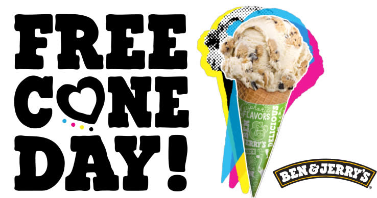Featured image for Ben & Jerry's Free Cone Day (FREE Ice Cream Giveaway) to return on 9th April 2019