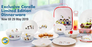 Featured image for (EXPIRED) Fairprice: Spend & redeem exclusive Corelle Limited Edition Dinnerware till 29 May 2019