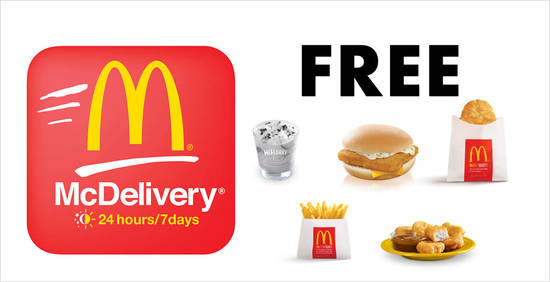 Here are the latest McDelivery coupon codes for free Filet-O-Fish, McNuggets, Oreo McFlurry & more valid till 12 June 2019 - 1