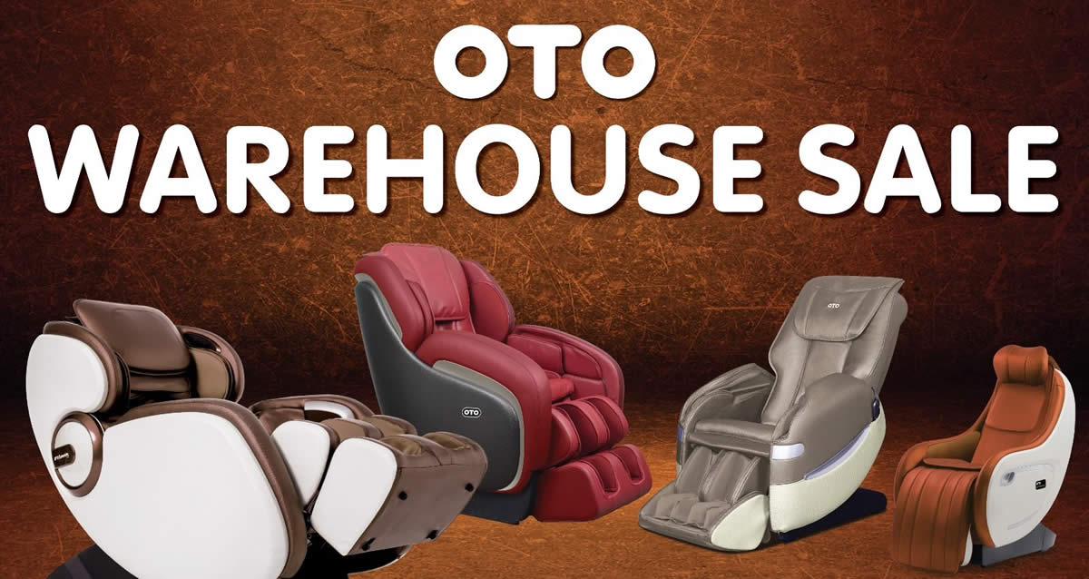 Oto Massage Chairs And Other Products Warehouse Sale From 30 31