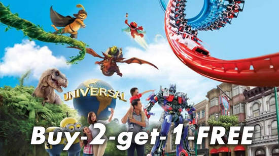 Featured image for 4 DAYS ONLY! Buy-2-Get-1-Free Universal Studios Singapore adult tickets from 14 - 17 March 2019