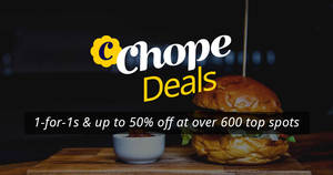 Featured image for (EXPIRED) Get Massive Savings with ChopeDeals, including extra $15 off on 30 April 2019!