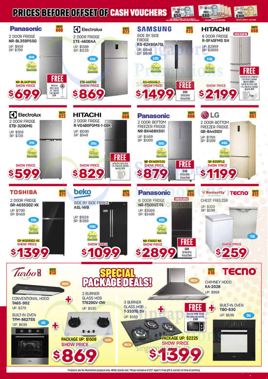 Fridge, Panasonic, Samsung, Hitachi, Beko, Toshiba