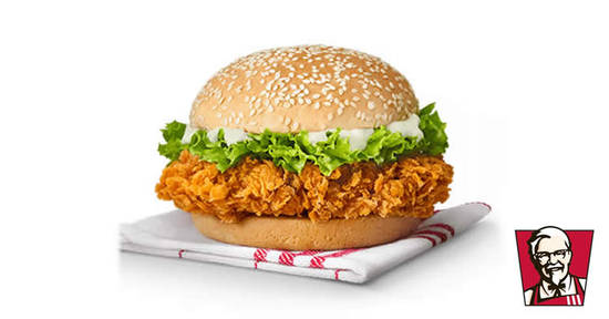 Featured image for KFC Delivery is offering Zinger burgers at 2-for-$5.50 for a limited time from 21 July 2020