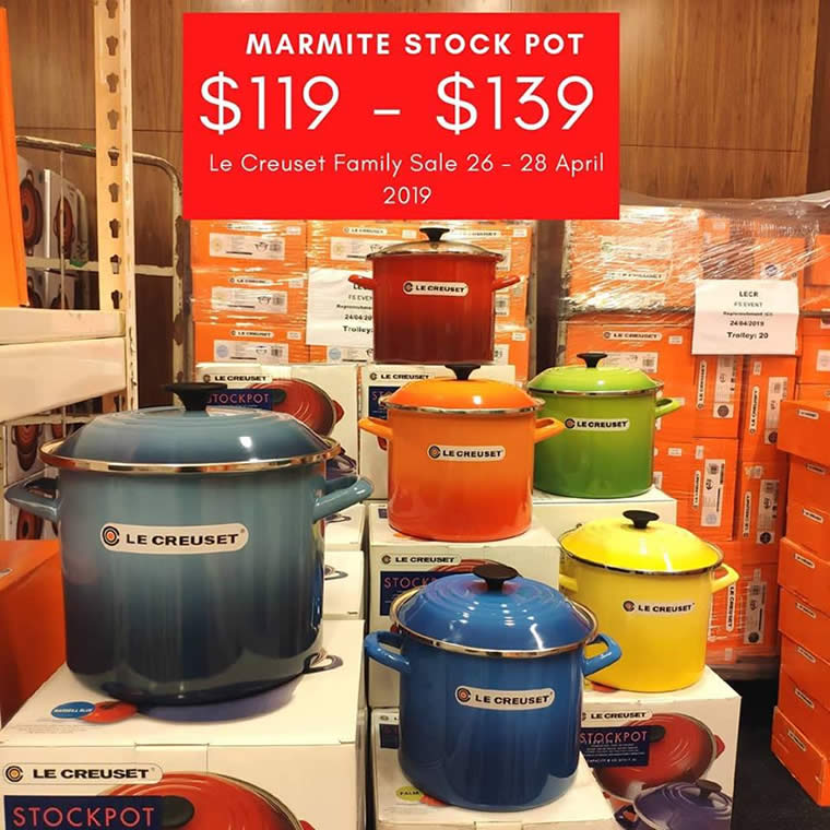 Lobang Le Creuset Family Sale At Suntec Offers Discounts Of Up To 80