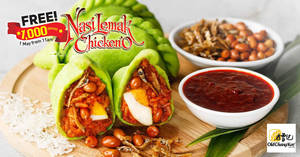 Featured image for Old Chang Kee is giving away free Nasi Lemak Chicken ‘O at selected stores on 1 May 2019
