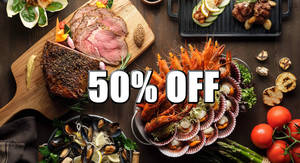 Featured image for Cafe Mosiac: “Meat and Sea” dinner buffet 50% off total bill with DBS/POSB cards from 1 June 2019
