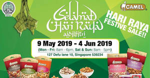 Featured image for (EXPIRED) Camel Nuts Hari Raya Season festive sale from 9 May – 4 June 2019