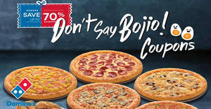 Featured image for (EXPIRED) Domino’s Pizza: Save up to 70% on your favourite pizzas with these coupon deals valid till 31 May 2019