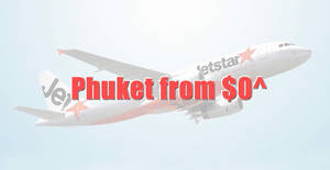 Featured image for Jetstar is offering fares fr $0^ to Phuket till 2 June 2019
