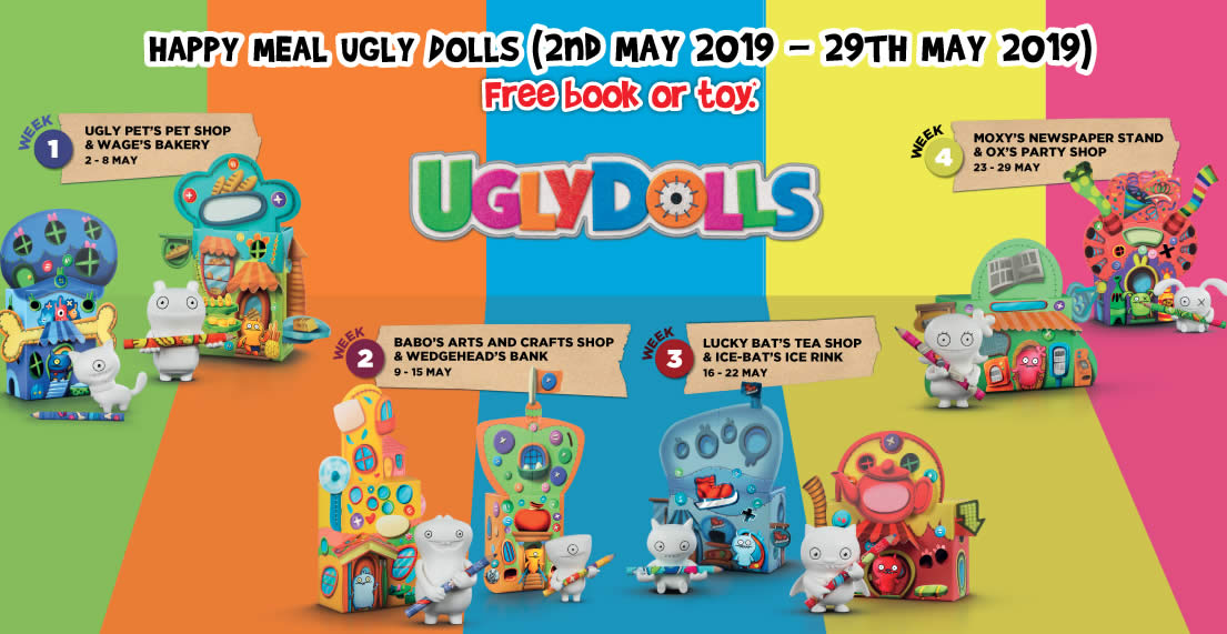 ugly dolls mcdonalds happy meal