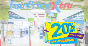 Featured image for NTUC Fairprice Xtra outlets are offering 20% OFF baby products, toys, household and more till 5 Jun 2019