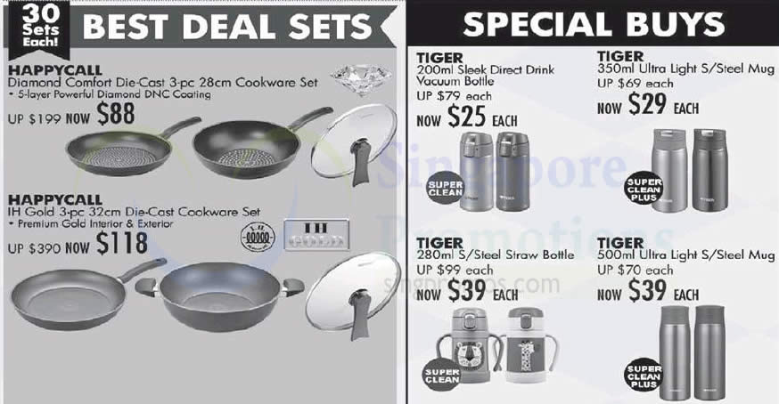 Featured image for Tiger Japan, Happycall & more offers at Takashimaya till 30 May 2019