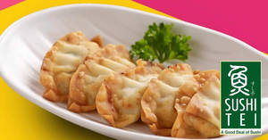 Featured image for (EXPIRED) 1-FOR-1 Age Gyoza across all Sushi Tei outlets in Singapore till 28 June 2019