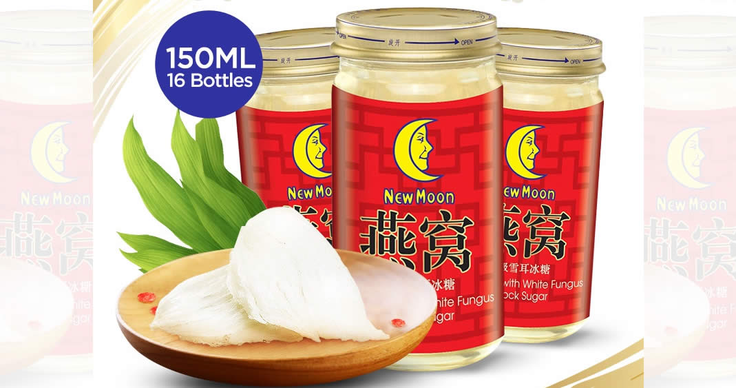 Featured image for Buy-8-get-8-free New Moon Bird's Nest with White Fungus Rock Sugar at S$28.80 (Free Shipping) (From 22 Feb '20)