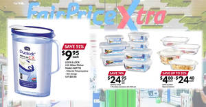 Featured image for (EXPIRED) Lock & Lock containers are going at up to 74% off at Fairprice Xtra till 10 July 2019