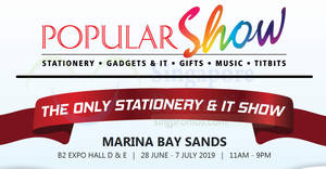 Featured image for (EXPIRED) POPULAR: The Only Stationery and IT Show at MBS from 28 June – 7 July 2019