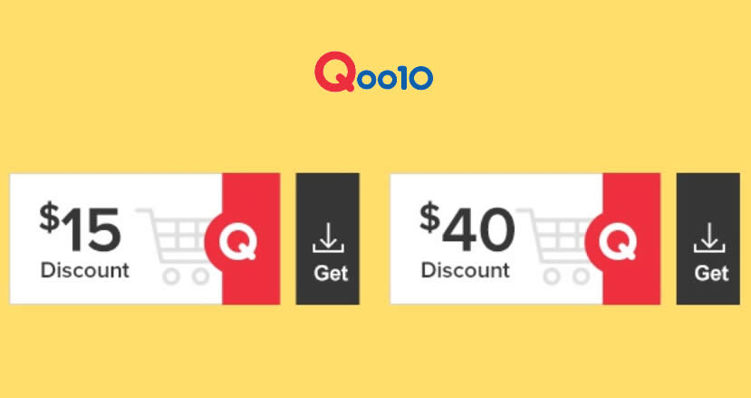 Qoo10: Grab free $15 and $40 cart coupons from 29 - 30 Jun ...