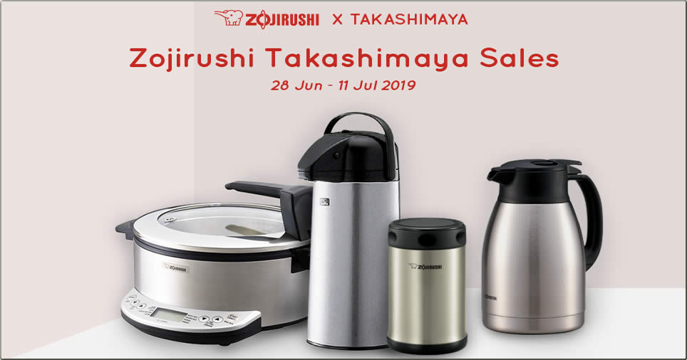 Featured image for Zojirushi x Takashimaya Fair to return from 28 June to 11 July 2019