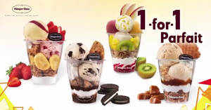 Featured image for Häagen-Dazs is offering 1-for-1 Parfait deal at ALL outlets from 15 – 19 July 2019
