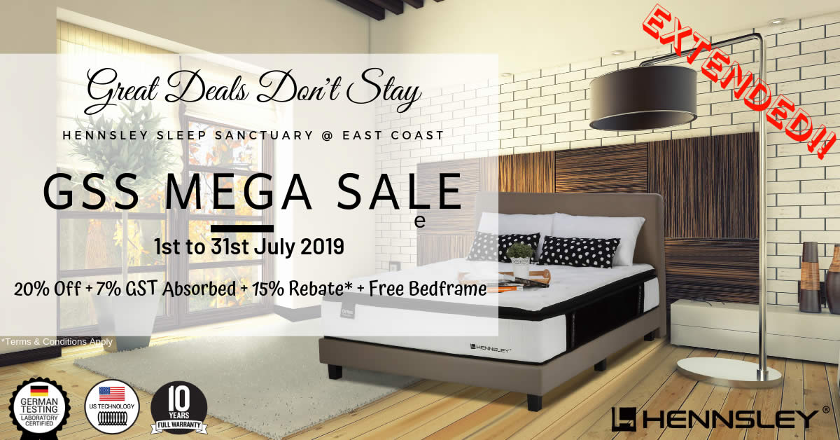 Featured image for Hennsley's GSS Mega Sale - Extended!! From 1 - 31 July 2019