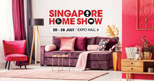 Featured image for (EXPIRED) Singapore Home Show furnishing fair from 20 – 28 July 2019