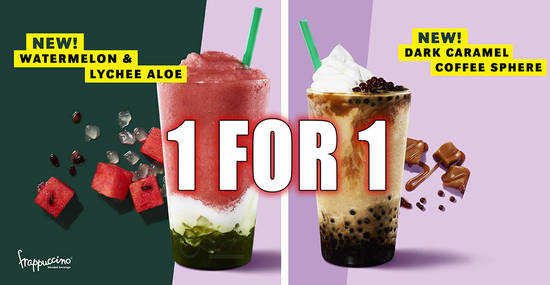 Starbucks: Enjoy buy-one-get-one-free on selected beverages from 8 – 12 July 2019 - 1