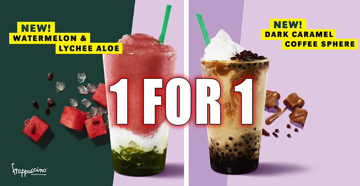 Featured image for Starbucks: Enjoy buy-one-get-one-free on selected beverages from 8 - 12 July 2019