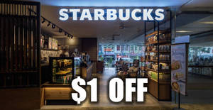 Featured image for (EXPIRED) Starbucks is offering $1 off any handcrafted beverage or food item when you flash this image till 4 August 2019