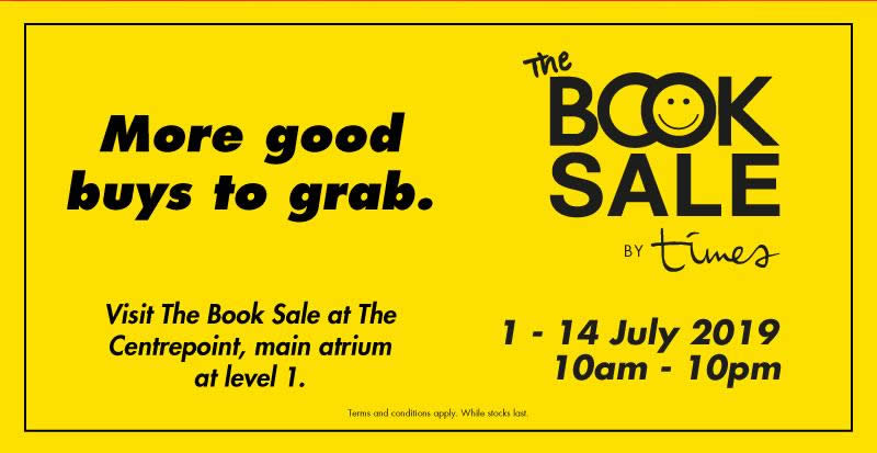 Featured image for The Book Sale by Times Bookstores at Centrepoint till 14 July 2019