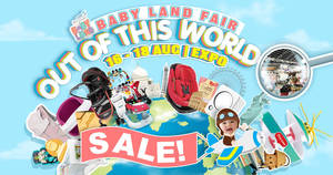 Featured image for (EXPIRED) Baby Land Fair at Singapore Expo from 16 to 18 Aug 2019