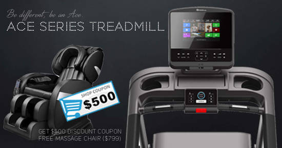 Featured image for Twin H is offering $500 OFF Treadmills and FREE Massage Chair with any purchase! Till 15 August 2019