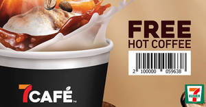 Featured image for (EXPIRED) 7-Eleven is giving away 10,000 Free Cups of 7café Hot Coffee with any purchase⁣⁣ on 1 October 2019