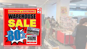 Featured image for (EXPIRED) BEST Denki Warehouse Sale at Ang Mo Kio Has Discounts of Up To 80% Off (18 – 22 Sep 2019)