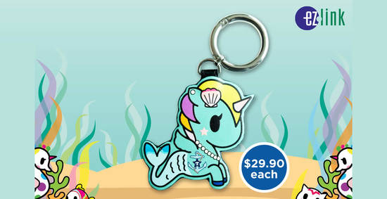 Featured image for EZ-Link releases new tokidoki Sirena Mermicorno EZ-Charm from 30 Sept 2019