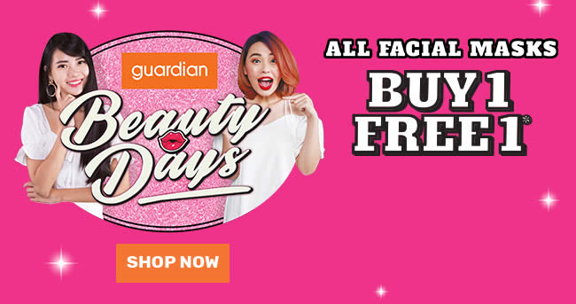 Guardian Buy 1 Get 1 Free All Facial Masks Till 21 Feb 2021