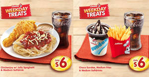 Featured image for Jollibee Singapore releases new weekday e-coupons valid till 30 November 2019