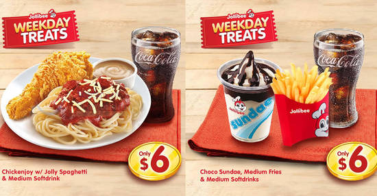 Jollibee Singapore releases new weekday e-coupons valid till 30 November 2019 - 1