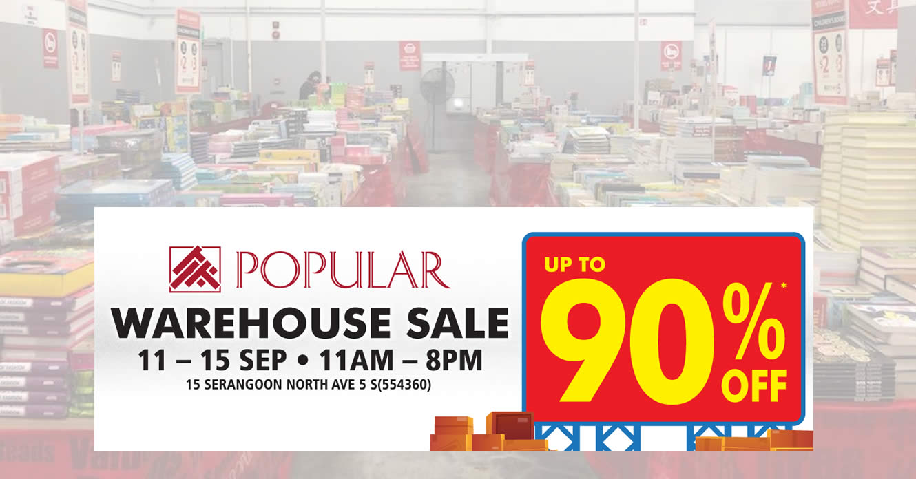 Featured image for Popular warehouse sale to return with discounts of up to 90% off from 11 - 15 September 2019