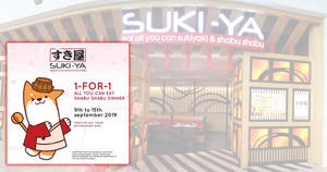 Featured image for SUKI-YA to offer 1-for-1 all-you-can-eat Shabu Shabu dinner at Heartland Mall Kovan from 9 – 15 Sept 2019