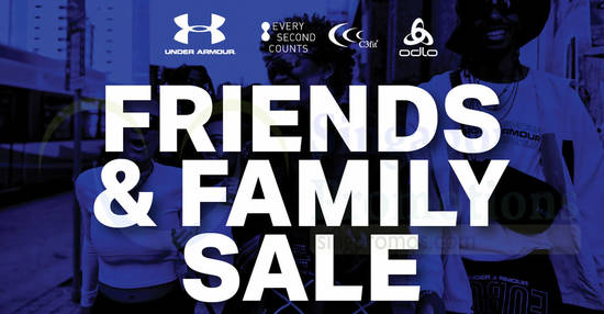 Under Armour Friends & Family Sale from 14 – 15th September 2019 - 1