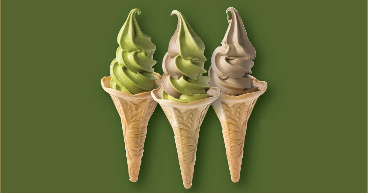 Featured image for 1-for-1 Soft-Serve Ice Cream at 108 Matcha Saro outlets from 25 - 28 October 2019