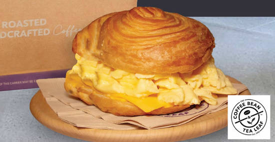 Featured image for Coffee Bean & Tea Leaf's all-new Scrambled Eggs and Cheese Croissant from 7 October 2019
