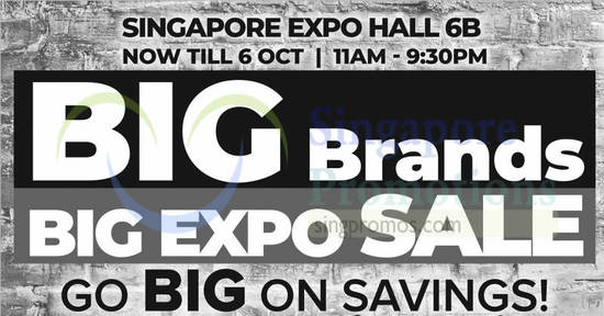 Featured image for Harvey Norman Big Brands, Big EXPO Sale from 4 - 6 Oct 2019