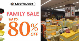 Featured image for (EXPIRED) Le Creuset Family Sale at Suntec will offer discounts of up to 80% off from 1 – 3 November 2019