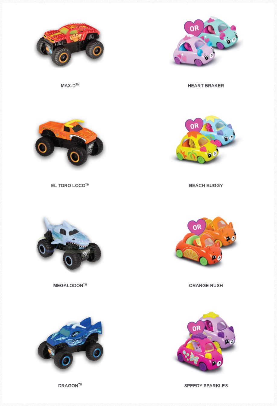 McDonald’s latest Happy Meal toys features Cutie Cars & Monster Jam