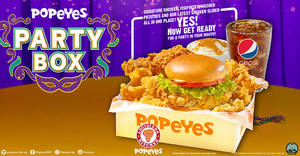 Featured image for Popeyes launches new Popeyes Party Box along with new coupons till 2 December 2019