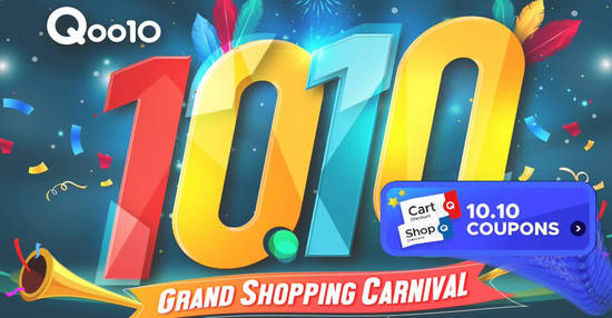 Featured image for Qoo10's Super Sale is back - grab $10, $25 & $100 cart coupons till 11 October 2019